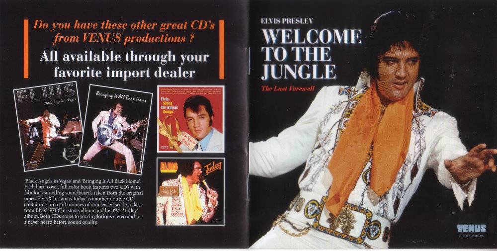 Elvis Presley Welcome To The Jungle The Last Farewell : Front